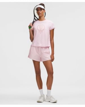 lululemon Court Rival High-Rise Short 3" - Pink