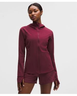 lululemon – Mist Over Windbreaker Jacket – Color Burgundy/ – Size 4 - Red