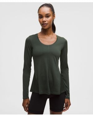 lululemon Lightweight Flowy Hem Long-Sleeve Shirt - Green