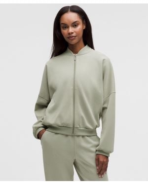 lululemon Brushed Softstreme Oversized Bomber Jacket - Green