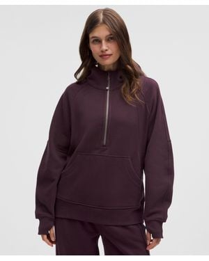 lululemon Scuba Oversized Half-Zip Hoodie - Purple