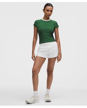 lululemon Hotty Hot Low-rise Lined Shorts - 4" - Color White - Size 0