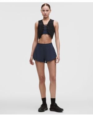 lululemon Track That High-Rise Lined Short 3" - Blue