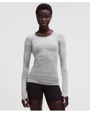 lululemon Swiftly Tech Long-Sleeve Shirt 2 - Gray