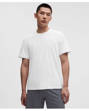 lululemon Uv-Protective Textured Mesh Tennis Shirt - White