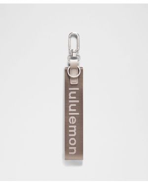 lululemon Never Lost Keychain - White