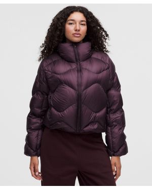 lululemon Featherweight Cropped Quilted Puffer - Purple