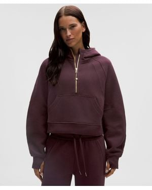 lululemon Scuba Oversized Half-Zip Hoodie - Purple