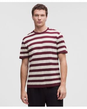 lululemon Metal Vent Tech Relaxed-Fit Short-Sleeve Shirt - Red