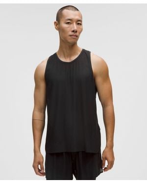 lululemon – Fast And Free Airflow Running Tank Top – – Size Large - Black