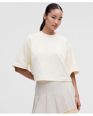 lululemon Scuba Short-Sleeve Pullover - White