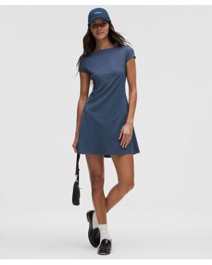 lululemon All Aligned Ribbed Mini Dress - Blue