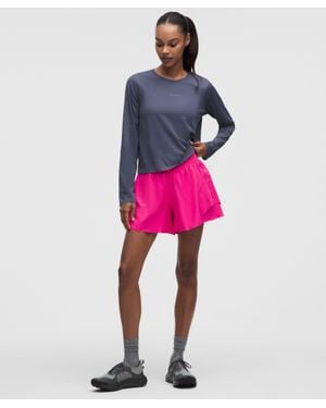 lululemon Shake It Out High-Rise Running Short 4" - Pink