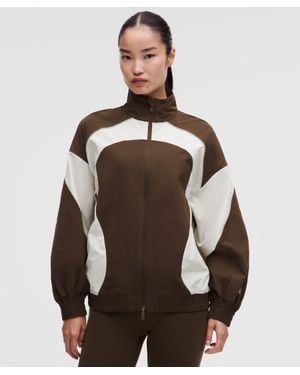 lululemon Ventilated Oversized Track Jacket - Brown