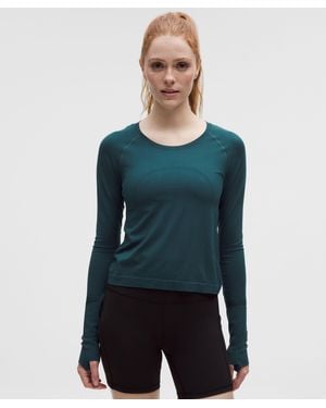 lululemon Swiftly Tech Long-Sleeve Shirt 2 - Blue