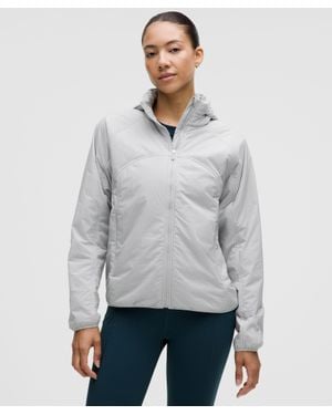 lululemon Insulated Back-Vent Running Jacket - Gray