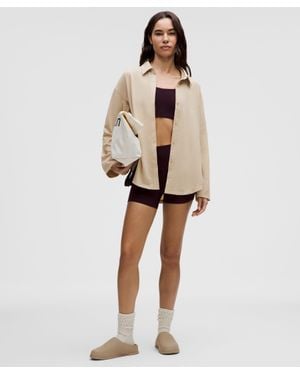lululemon Long Button-Front Shirt - Natural