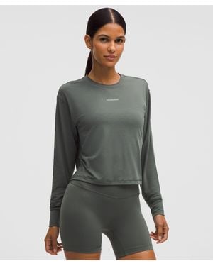 lululemon Jersey Training Long-Sleeve Shirt - Gray