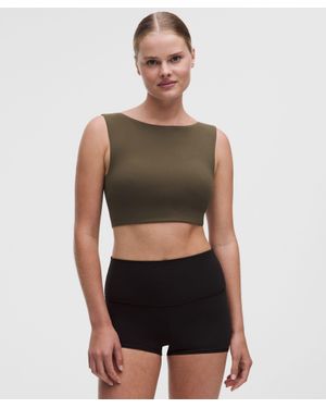 lululemon Bend This Boat And Scoop Bra - Green