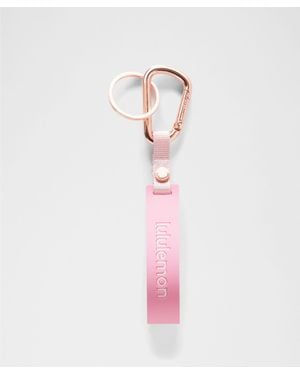 lululemon Silicone Keychain - White