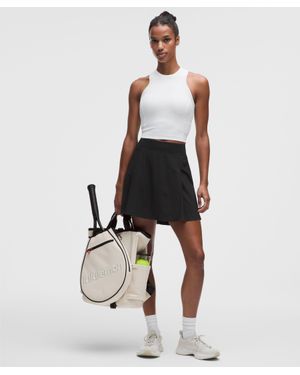 lululemon A-Line Side-Pleat Tennis Skirt - Black