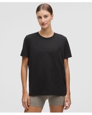 lululemon Swiftly Relaxed Short-Sleeve Shirt - Black