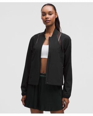 lululemon Mesh-Ventilated Tennis Jacket - Black