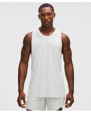 lululemon Fast And Free Airflow Running Tank - White