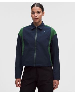 lululemon – Collared Paneled Golf Jacket – – Size Large - Blue