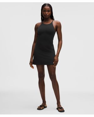 knee length dresses for ladies Lululemon Softstreme Half-Zip Mini Dress – Kicks Machine main image 0