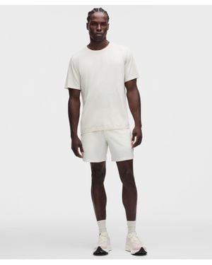 lululemon Pace Breaker Linerless Short 7" - White