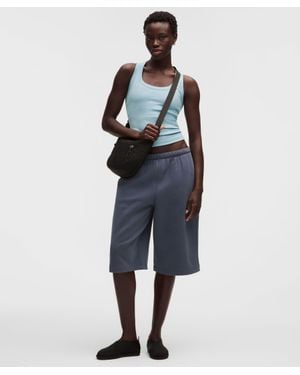 lululemon Steady State Superloft Oversized Short 15" - Blue