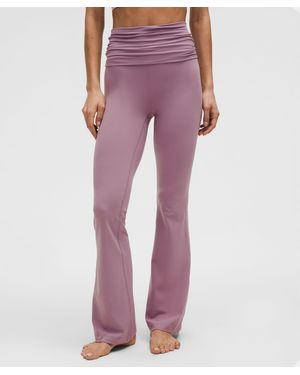 lululemon Groove Nulu Foldover-Waist Flared Pant - Purple