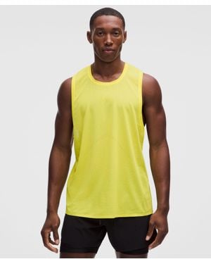 lululemon Fast And Free Singlet - Yellow