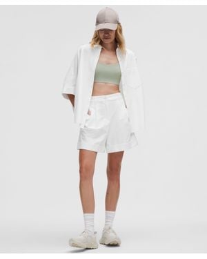lululemon Lululinen High-Rise Short 6" - White