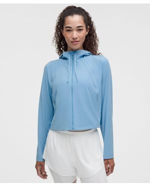 lululemon Sleek Perforated Running Jacket - Blue