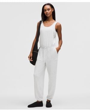 lululemon Becalm Cinch-Waist Jumpsuit - White