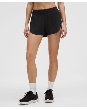 lululemon Fast And Free High-Rise Classic-Fit Split Short 3" - Black