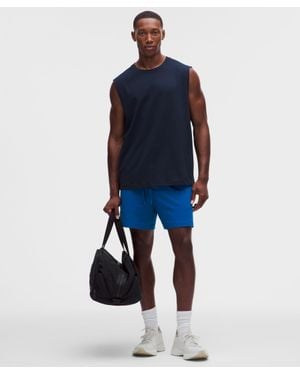 lululemon Mesh Soft Jersey Short 5" - Blue