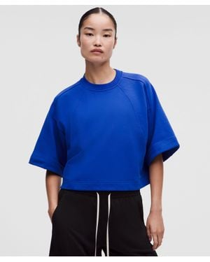lululemon Scuba Short-Sleeve Pullover - Blue