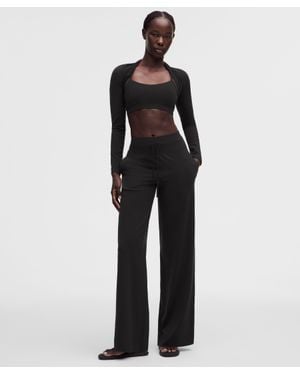 lululemon Groove High-Rise Wide-Leg Pant - Black