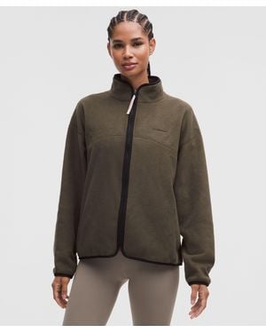 lululemon Tumbled Fleece Full-Zip Jacket - Brown