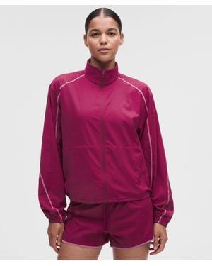 lululemon Two-Toned Track Jacket - Red