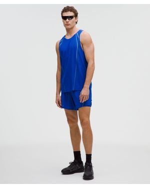 lululemon Fast And Free Airflow Running Short 6" - Blue