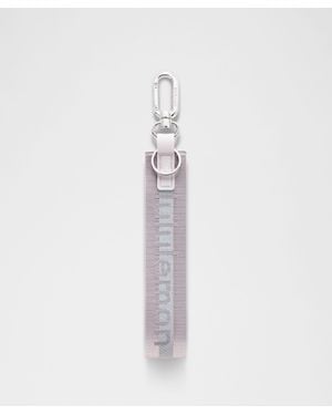 lululemon Never Lost Keychain - White
