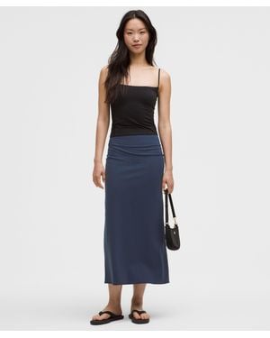 lululemon Nulu Slim-Fit High-Rise Maxi Skirt - Blue