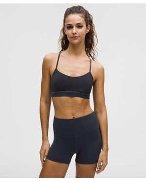 lululemon Flow Y Bra Nulu - Blue