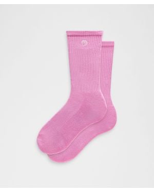 lululemon Daily Essential Crew Socks - Pink