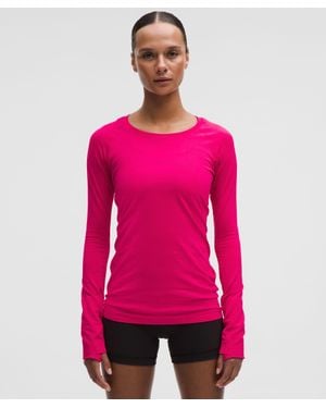 lululemon Swiftly Tech Long-Sleeve Shirt 2 - Pink