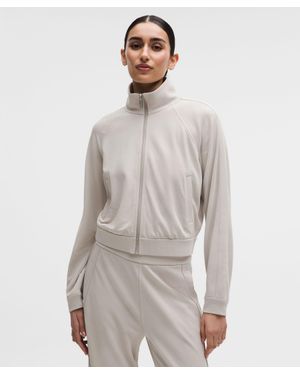 lululemon Softstreme Pique Track Jacket - Gray